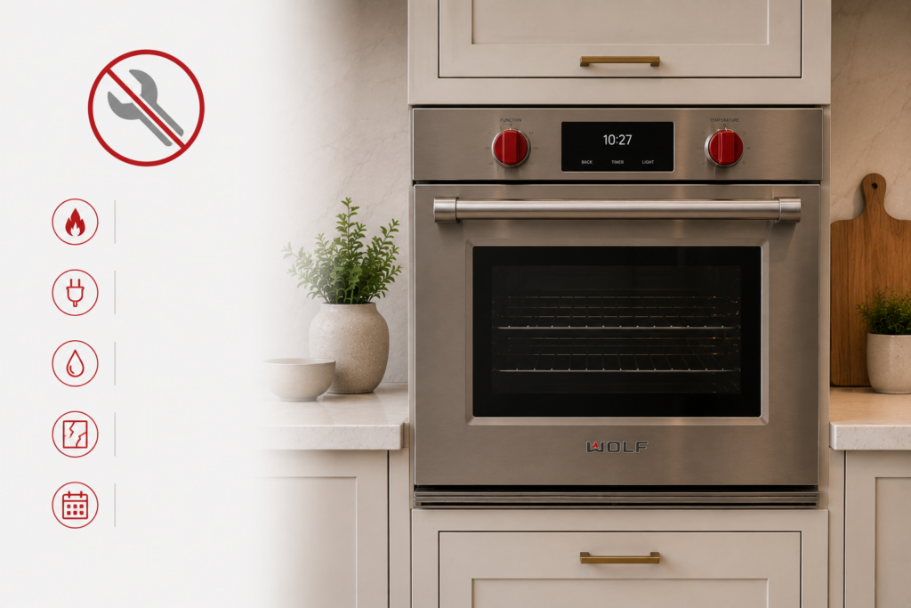 when not to repair wolf oven