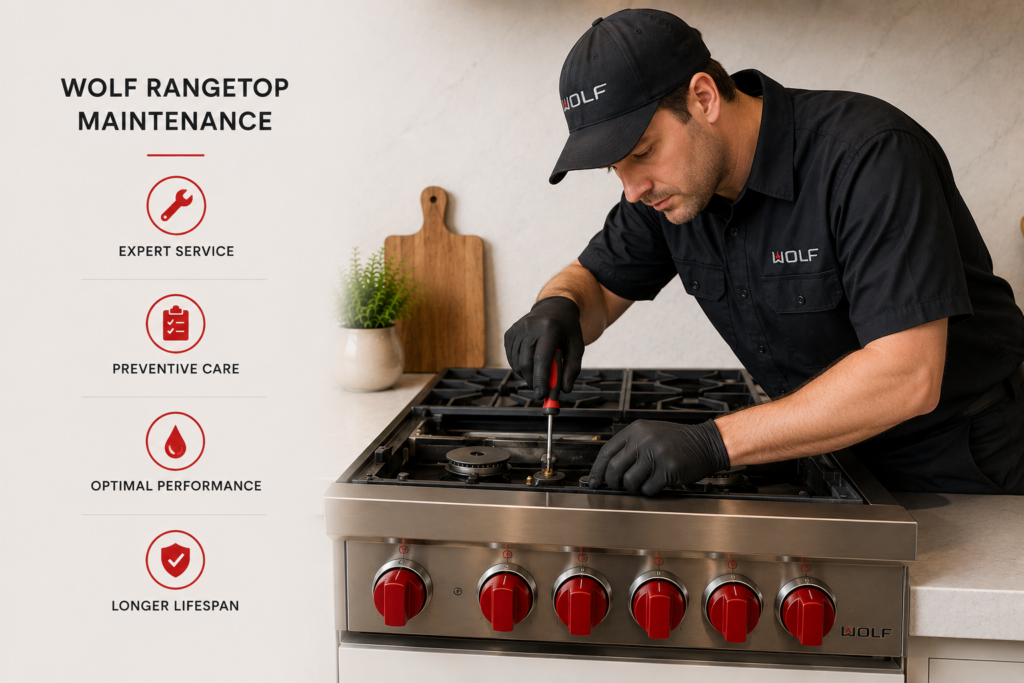 wolf rangetop maintenance