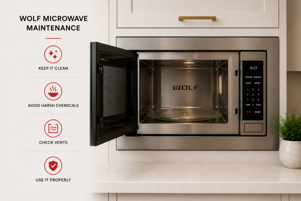wolf microwave maintenance
