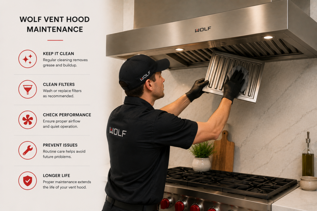 wolf range hood filter maintenance
